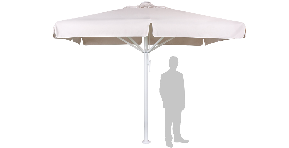parasol aluminio para hosteleria